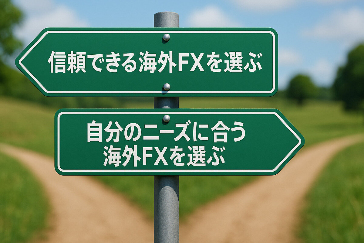 海外FX会社の選択 ベストチョイス